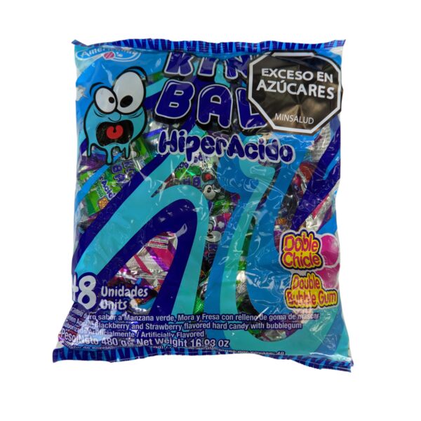 CHICLE BIG BOM XXL BALL STDO HIPERACIDO X50UND