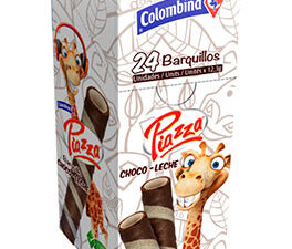 BARQUILLO PIAZZA JIRAFA CHOCOLATE X24