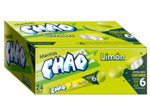 CHAO MENTA LIMON EN LINEA X24