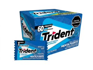 CHICLES TRIDENT MENTA X 60 UND (1206)