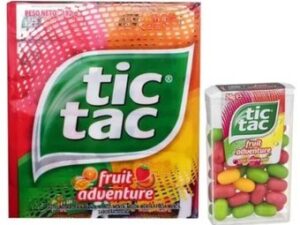 TIC TAC FRUIT ADVENTURE X12 UNIDADES