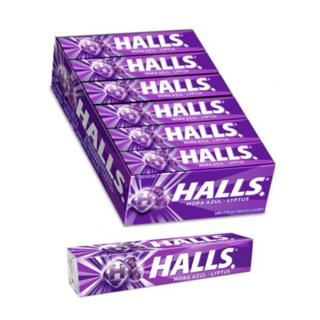 Barra Caramelos Halls Miel Limón