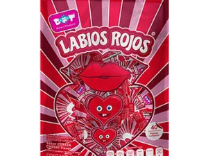 CHUPETA LABIOS ROJOS X40 UND