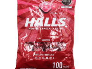 HALLS PASTILLA CEREZA X 100