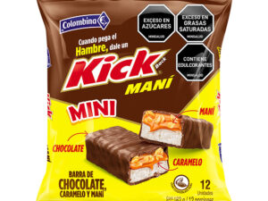 CHOCOLATINA KICK MANI MINI X 12 UND