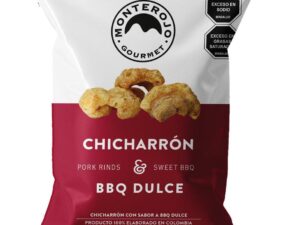 CHICHARRON MONTEROJO CARNUDO BBQ DULCE X 90 G