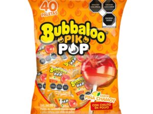 BUBBALOO PICK POP PIÑA CHAMOY X 40 UND