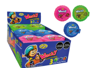 CHICLE WACKY SURTIDO X 18 UND