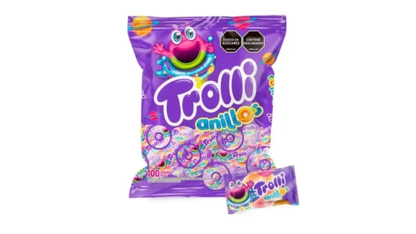 GOMA TROLLI ANILLOS 8 X 100 UND