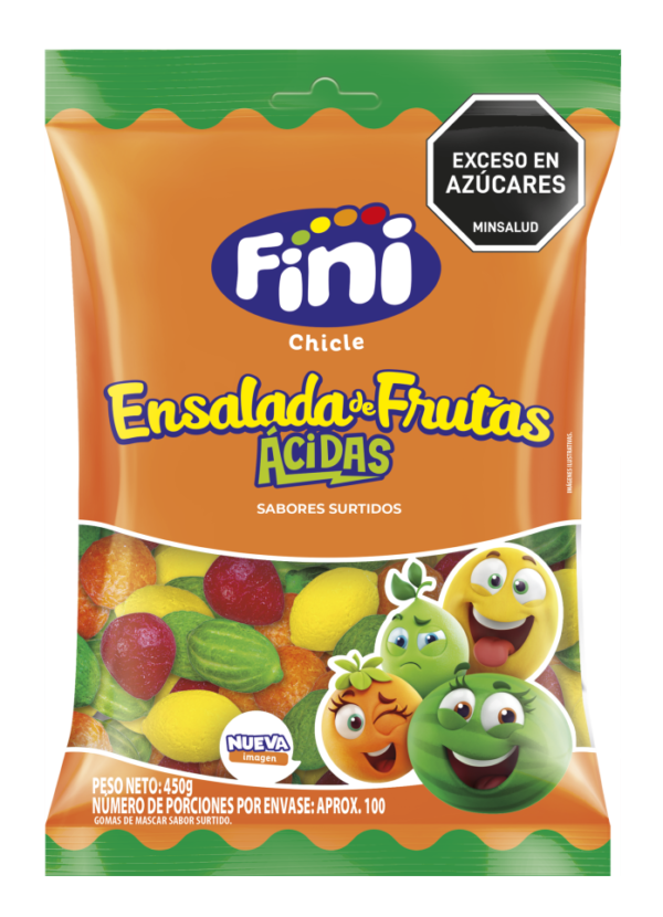 CHICLE ENSALADA DE FRUTAS FINI X 450G