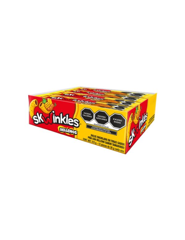 SKWINKLES RELLENOS PIÑA - TAMARINDO X 12 UND