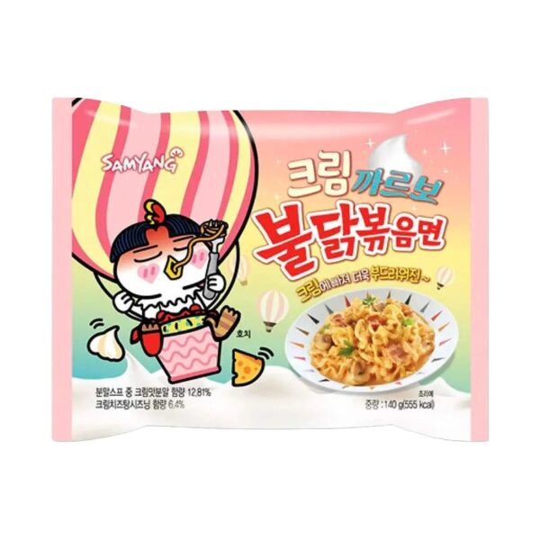 RAMEN BULDAK CREMA CARBONARA PICANTE X 130 G
