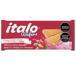 GALLETA ITALO WAFER FRESA X 117 G