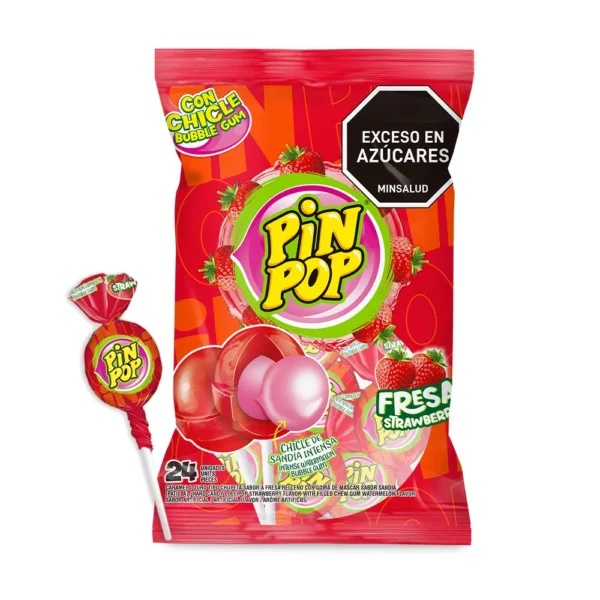 PIN POP FRESA X24 UN