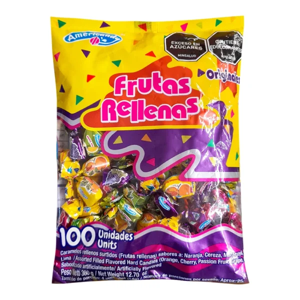 DULCE RELLENO AMERICANDY X100U