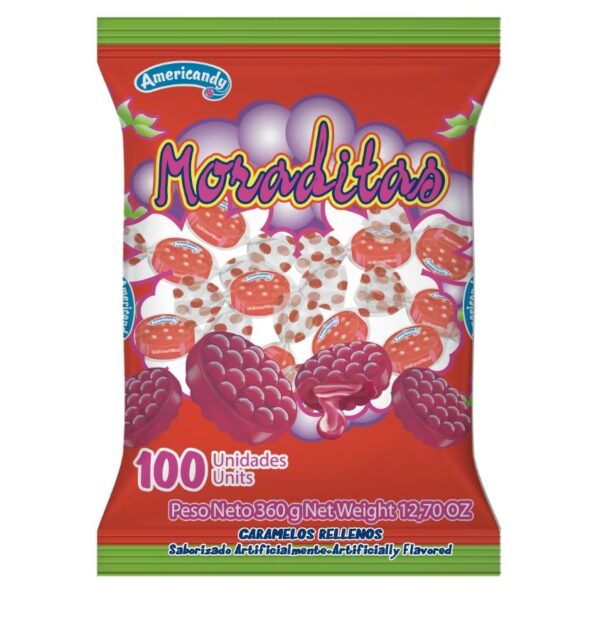 AMERICANA MORADITAS RELLENAS X 100UND