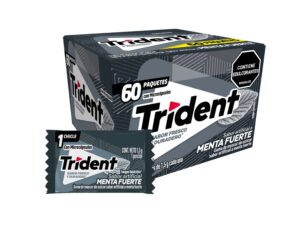 CHICLES TRIDENT MENTA FUERTE X60
