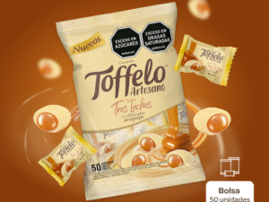 TOFFELO TRES LECHES X50 UNI