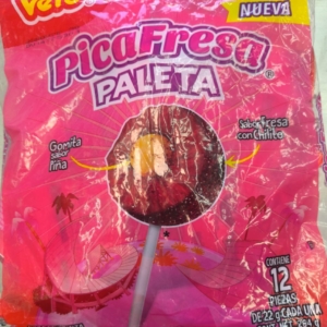 PALETA VERO PICA FRESA X12UND