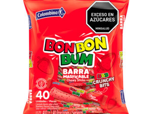 BON BON BUM BARRA CRUNCHY FRESA X40