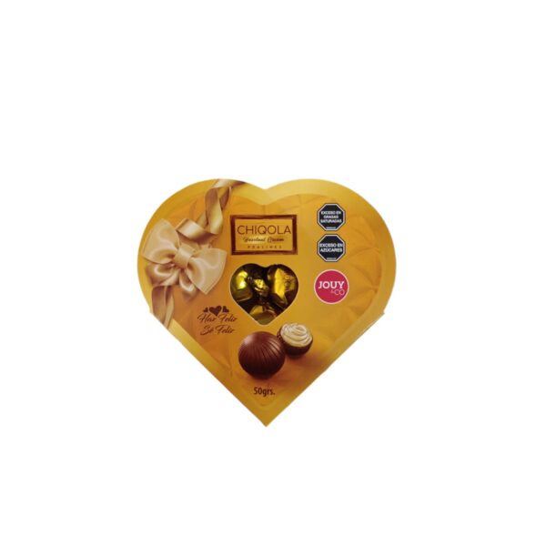 ESTUCHE CHIQOLA MINI CORAZON STDO X 50G (N90314)