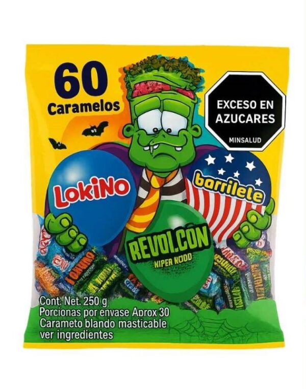 PIÑATA HALLOWEEN MASTICABLES X 60UND (256)
