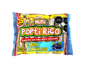 BANDERILLAS MINI MORA AZUL X25UND (349)