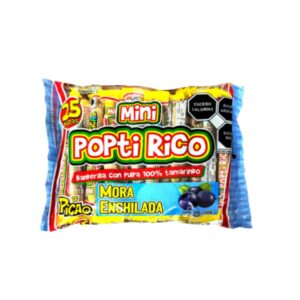 BANDERILLAS MINI MORA AZUL X25UND (349)