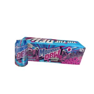 GASEOSA MOUNTAIN DEW VOLTAGE RASPBERRY 355 ML CAJA X 12UND (351)