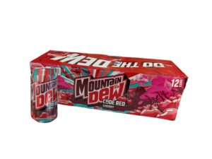 GASEOSA MOUNTAIN DEW CODE RED CHERRY 355ML CAJA X 12UND (350)