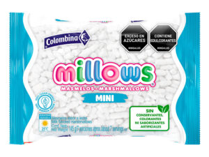 MASMELOS MILLOWS  MINI BLANCO X 145G (2262)