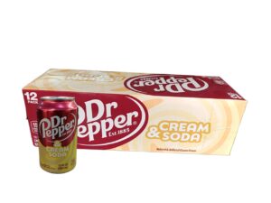 GASEOSA DR PEPPER CREAM SODA 355ML CAJA X 12UND (380)