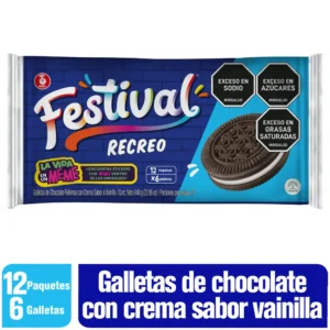 GALLETAS FESTIVAL RECREO 12X6 UND (3061)
