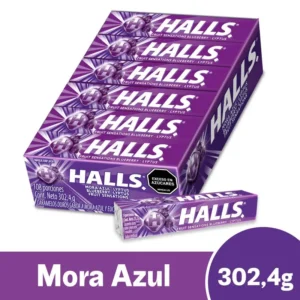 HALLS BARRA MORA AZUL X 12UND (2170)