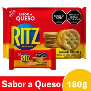 GALLETAS RITZ RELLENA QUESO X 6UND (3231)