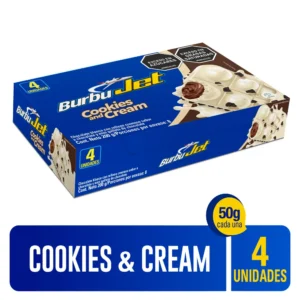 CHOCOLATINA JET BURBUJET COOKIES AND CREAM  X 4UND (12290)