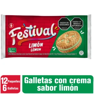 GALLETAS FESTIVAL LIMON 12X6 UND (3073)