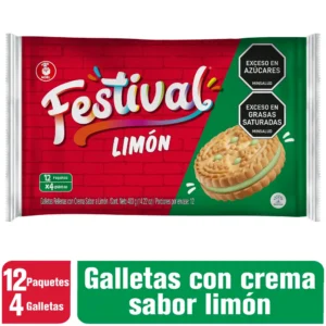GALLETAS FESTIVAL LIMON 12X4 UND (3072)