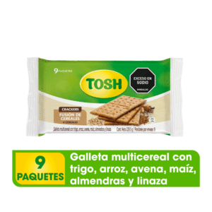 GALLETA TOSH FUSION DE CEREALES X 9UND (3274)