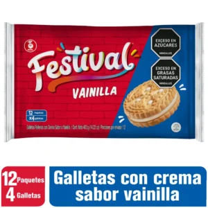 GALLETAS FESTIVAL VAINILLA 12X4 UND (3081)