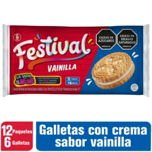GALLETAS FESTIVAL VAINILLA 12X6 UND (3082)