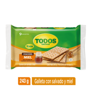 GALLETA TOSH MIEL X 9UND (3275)