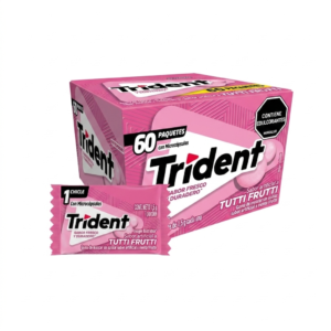CHICLES TRIDENT TUTTI FRUTTI X 60UND (2394)