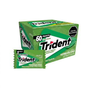 CHICLES TRIDENT YERBABUENA X 60UND (N710)