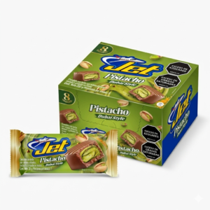 CHOCOLATINA JET PISTACHO DUBAI-STYLE X 8UND (406)