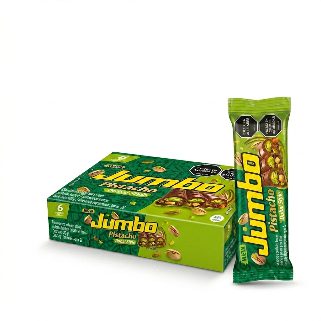 CHOCOLATINA JUMBO DUBAI-STYLE X 6UND (407)