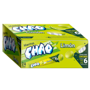 CHAO MENTA LIMON EN LINEA X 24UND (N287)