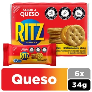 GALLETAS RITZ RELLENA QUESO X 6UND (3231)