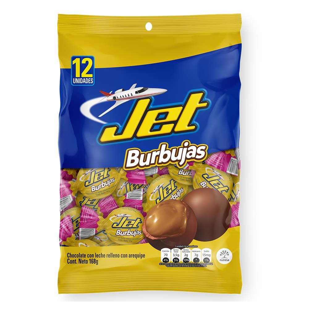 CHOC JET BURBUJAS X 12UND (8585)