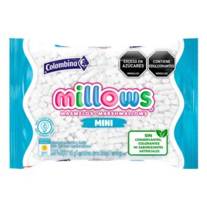 MASMELOS MILLOWS  MINI BLANCO X 145G (2262)